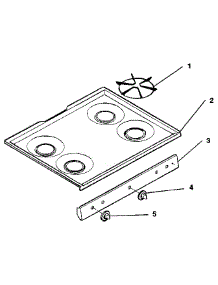 Main Top parts for Kenmore Range 119.7048881 (1197048881, 119 7048881) from AppliancePartsPros.com
