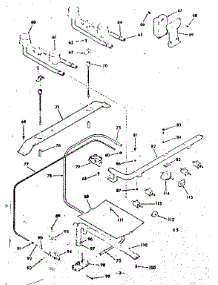 Burner Section parts for Kenmore Range 911.7258410 (9117258410, 911 7258410) from AppliancePartsPros.com
