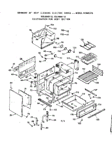 Body Section parts for Kenmore Range 103.9348112 (1039348112, 103 9348112) from AppliancePartsPros.com