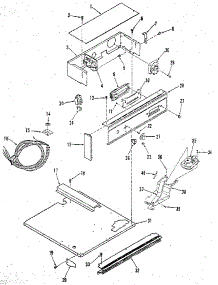 Control Panel Section parts for Kenmore Range 278.4238894 (2784238894, 278 4238894) from AppliancePartsPros.com