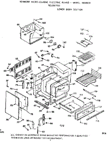 Lower Body Section parts for Kenmore Range 103.9877913 (1039877913, 103 9877913) from AppliancePartsPros.com