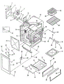 Body Section parts for Kenmore Range 911.7378811 (9117378811, 911 7378811) from AppliancePartsPros.com