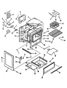 Body Section parts for Kenmore Range 911.6348711 (9116348711, 911 6348711) from AppliancePartsPros.com