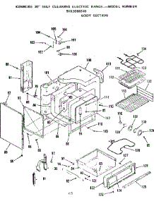 Body Section parts for Kenmore Range 911.9388310 (9119388310, 911 9388310) from AppliancePartsPros.com