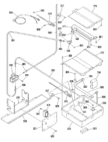 Broiler And Oven Burner Section parts for Kenmore Range 911.3652090 (9113652090, 911 3652090) from AppliancePartsPros.com