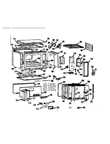 Eye Level Oven parts for Kenmore Range 103.7766601 (1037766601, 103 7766601) from AppliancePartsPros.com