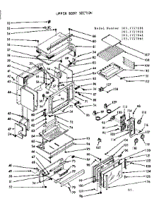 Upper Body Section parts for Kenmore Range 103.7727041 (1037727041, 103 7727041) from AppliancePartsPros.com
