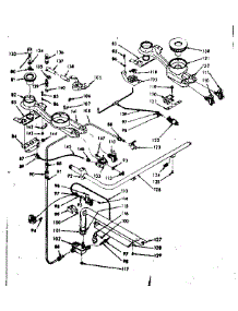 Burner Section parts for Kenmore Range 103.7377021 (1037377021, 103 7377021) from AppliancePartsPros.com