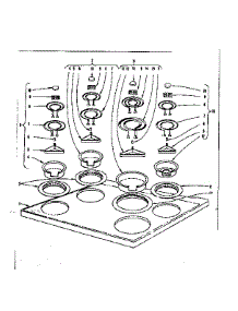Main Top Section parts for Kenmore Range 101.963610 (101963610, 101 963610) from AppliancePartsPros.com