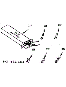 Wire Harnesses And Components parts for Kenmore Range 103.9177261 (1039177261, 103 9177261) from AppliancePartsPros.com