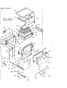 Body Section parts for Kenmore Range 911.9207314 (9119207314, 911 9207314) from AppliancePartsPros.com