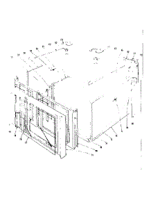 Oven Structure parts for Kenmore Range 101.916635 (101916635, 101 916635) from AppliancePartsPros.com