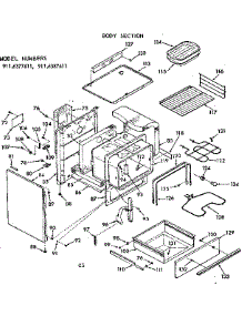 Body Section parts for Kenmore Range 911.6377611 (9116377611, 911 6377611) from AppliancePartsPros.com