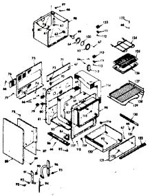 Body Section parts for Kenmore Range 103.9357341 (1039357341, 103 9357341) from AppliancePartsPros.com