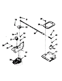 Power Lock Section parts for Kenmore Range 103.9357341 (1039357341, 103 9357341) from AppliancePartsPros.com