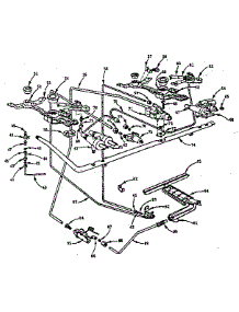 Burner Section parts for Kenmore Range 103.766610 (103766610, 103 766610) from AppliancePartsPros.com