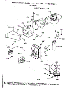 Magnetron Section parts for Kenmore Range 103.9887914 (1039887914, 103 9887914) from AppliancePartsPros.com
