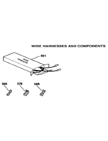 Wire Harnesses And Components parts for Kenmore Range 911.6463190 (9116463190, 911 6463190) from AppliancePartsPros.com