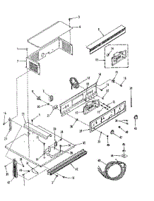 Control Panel Section parts for Kenmore Range 278.4238690 (2784238690, 278 4238690) from AppliancePartsPros.com