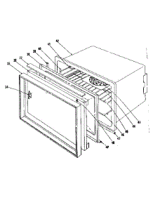 Oven Section parts for Kenmore Range 101.9016590 (1019016590, 101 9016590) from AppliancePartsPros.com