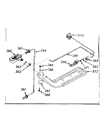 Upper Oven Burner Section parts for Kenmore Range 103.7707001 (1037707001, 103 7707001) from AppliancePartsPros.com