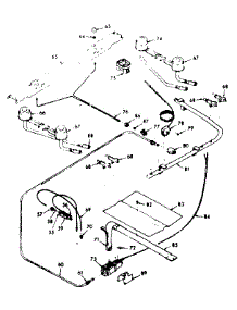 Burner Section parts for Kenmore Range 911.7237311 (9117237311, 911 7237311) from AppliancePartsPros.com