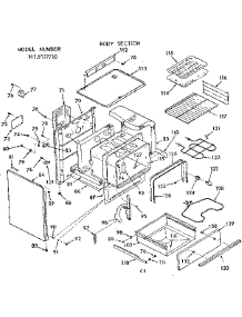 Body Section parts for Kenmore Range 911.9177710 (9119177710, 911 9177710) from AppliancePartsPros.com