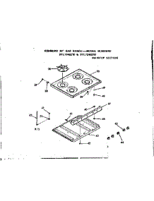 Maintop Section parts for Kenmore Range 911.7148210 (9117148210, 911 7148210) from AppliancePartsPros.com