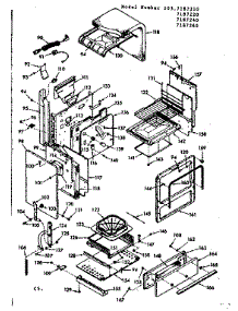 Body Section parts for Kenmore Range 103.7187220 (1037187220, 103 7187220) from AppliancePartsPros.com