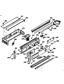 Control Panel Section parts for Kenmore Range 103.3247300 (1033247300, 103 3247300) from AppliancePartsPros.com