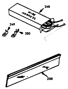 Wire Harness & Components parts for Kenmore Range 103.3247300 (1033247300, 103 3247300) from AppliancePartsPros.com