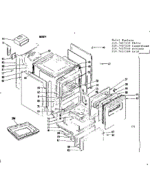 Body Section parts for Kenmore Range 119.7437560 (1197437560, 119 7437560) from AppliancePartsPros.com