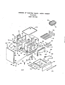 Body Section parts for Kenmore Range 911.9218011 (9119218011, 911 9218011) from AppliancePartsPros.com