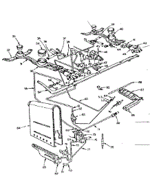 Burner Section parts for Kenmore Range 103.639510 (103639510, 103 639510) from AppliancePartsPros.com