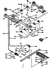 Burner Section parts for Kenmore Range 103.7427221 (1037427221, 103 7427221) from AppliancePartsPros.com