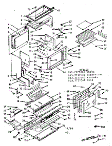 Upper Body parts for Kenmore Range 103.7777020 (1037777020, 103 7777020) from AppliancePartsPros.com