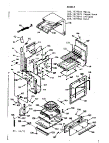 Body Section parts for Kenmore Range 103.7177101 (1037177101, 103 7177101) from AppliancePartsPros.com