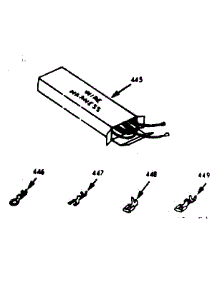 Wire Harness And Components parts for Kenmore Range 103.9867322 (1039867322, 103 9867322) from AppliancePartsPros.com
