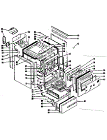Body parts for Kenmore Range 119.7437221 (1197437221, 119 7437221) from AppliancePartsPros.com