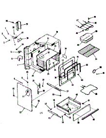 Body Section parts for Kenmore Range 911.9148610 (9119148610, 911 9148610) from AppliancePartsPros.com