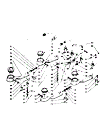 Top Burner Section parts for Kenmore Range 103.7846861 (1037846861, 103 7846861) from AppliancePartsPros.com