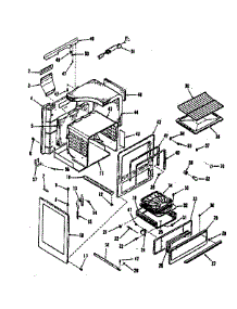 Body Section parts for Kenmore Range 911.7138811 (9117138811, 911 7138811) from AppliancePartsPros.com