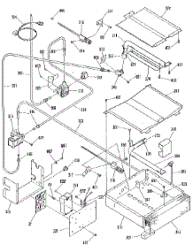Broiler And Oven Burner Section parts for Kenmore Range 911.3678895 (9113678895, 911 3678895) from AppliancePartsPros.com