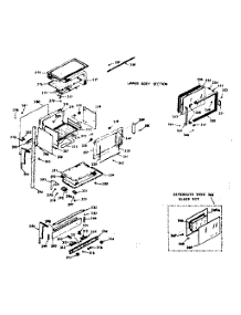 Upper Body Section parts for Kenmore Range 103.9867341 (1039867341, 103 9867341) from AppliancePartsPros.com