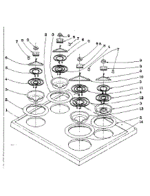 Main Top Section parts for Kenmore Range 101.962580 (101962580, 101 962580) from AppliancePartsPros.com