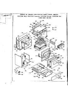 Lower Body Section parts for Kenmore Range 103.9727440 (1039727440, 103 9727440) from AppliancePartsPros.com