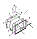 911.7128810 Oven Door Section