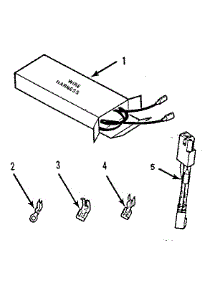 Wire Harness And Components parts for Kenmore Range 911.4688813 (9114688813, 911 4688813) from AppliancePartsPros.com