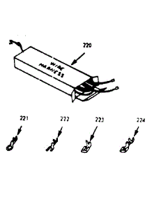 Wire Harnesses And Components parts for Kenmore Range 911.9227410 (9119227410, 911 9227410) from AppliancePartsPros.com