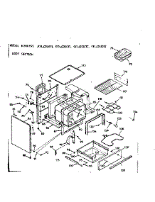 Body Section parts for Kenmore Range 911.6228011 (9116228011, 911 6228011) from AppliancePartsPros.com